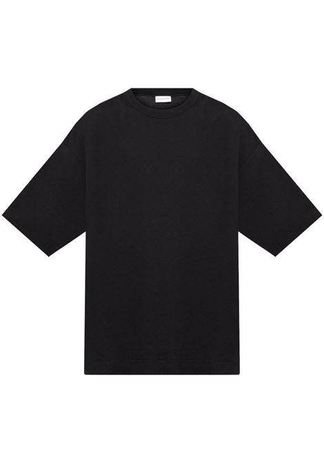 T-shirt oversize hein in nero Dries van noten - uomo